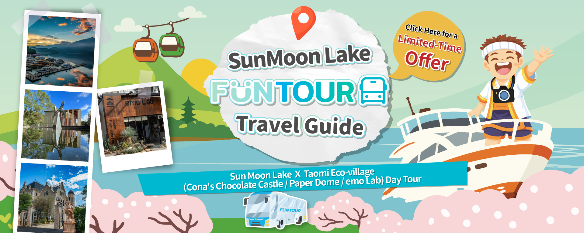 Sun Moon Lake FunTOUR Sightseeing Bus